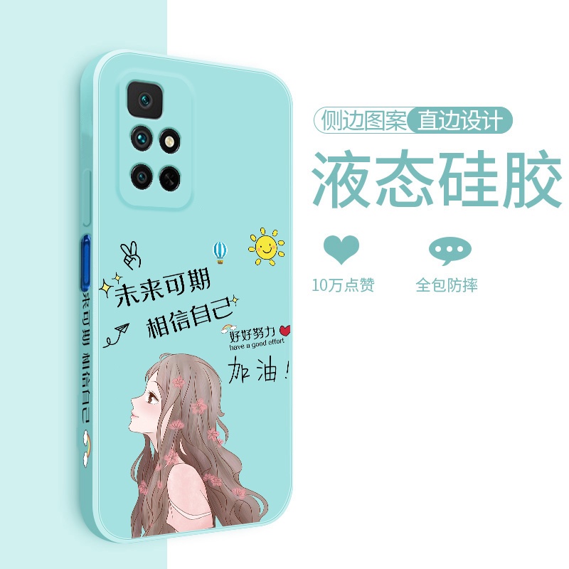 Ốp Điện Thoại silicone Có Dây Đeo Cho xiaomi Redmi note11 note11 pro Redmi 10 xiaomi 11 11 lite xiaomi 112