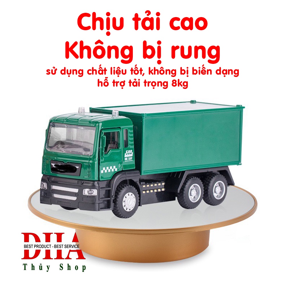 BÀN XOAY 360 ĐỘ TRƯNG BÀY SẢN PHẨM, ĐẾ XOAY ĐIỆN CHỤP ẢNH SẢN PHẨM CHÍNH HÃNG PULUZ (25CM - 32CM)