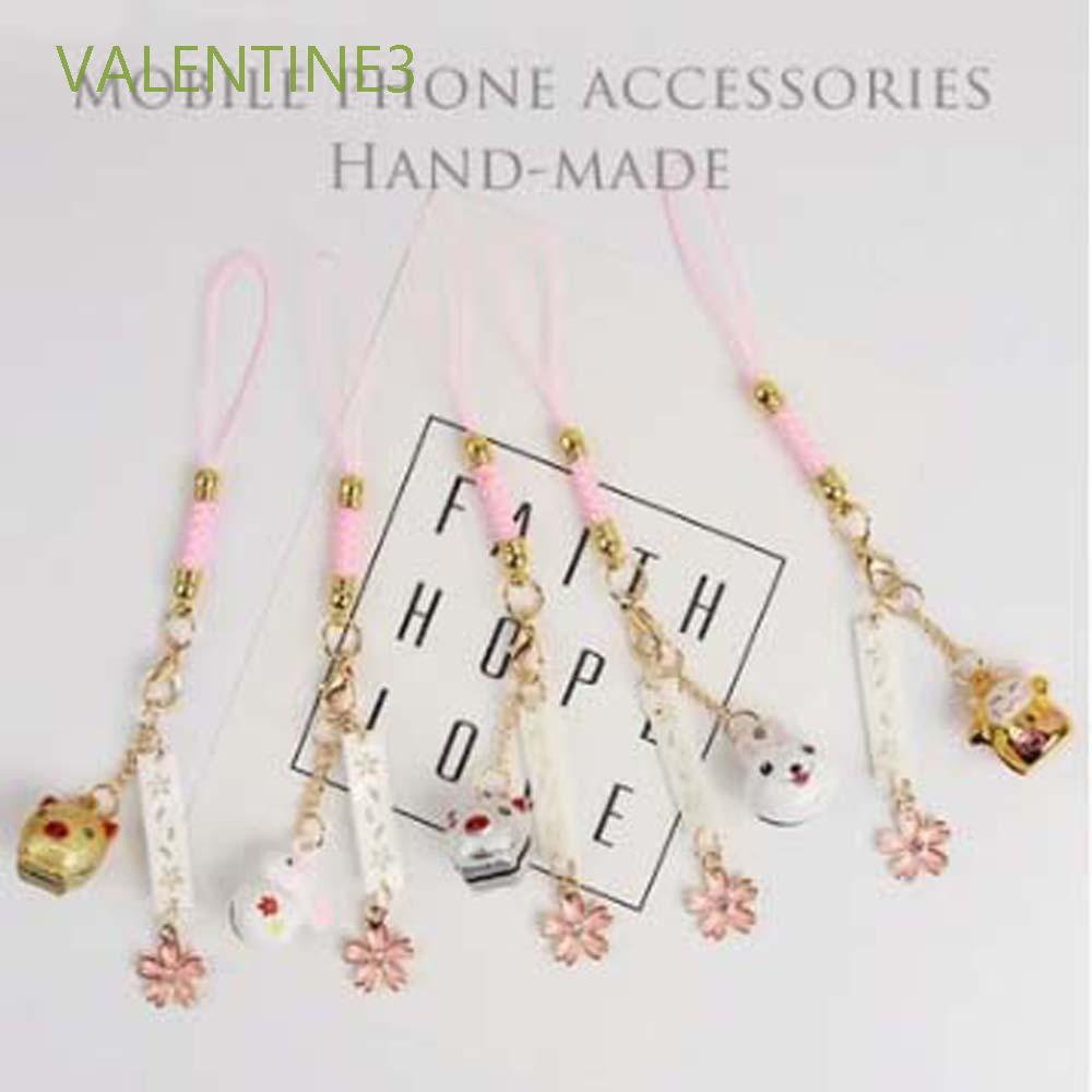 Dây Đeo Điện Thoại / Chìa Khóa / Móc Khóa Hình Chú Heo May Mắn Lễ Tình Nhân3