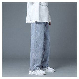 Quần Baggy jean nam ống suông rộng style hàn quốc 2021