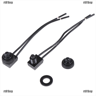 Set 2 Công Tắc Nhấn Tắt / Mở Không Thấm Nước rt81bsy 12V Dây Chì 4 "