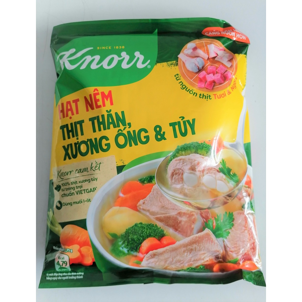 [Gói 1.2 Kg] HẠT NÊM THỊT THĂN XƯƠNG ỐNG VÀ TỦY [VN] KNORR Pork Seasoning (bph-hk)
