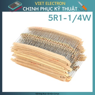 Điện trở 5r1 1/4w túi 100c.