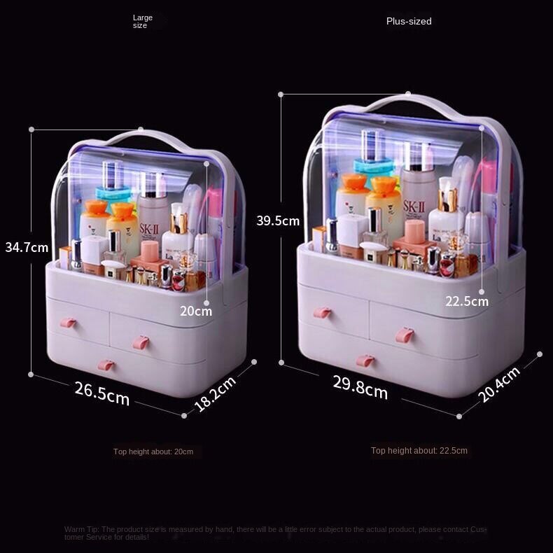 Hộp đựng mỹ phẩm để bàn chống bụi tiện dụng | BigBuy360 - bigbuy360.vn