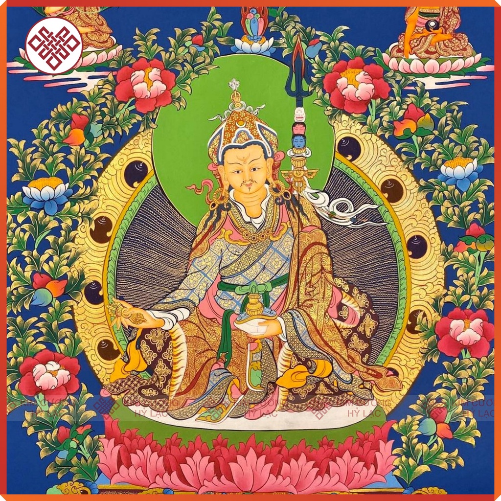 Tranh Mandala Thangka [Kim Cương Hỷ Lạc] Vẽ Tay Nepal
