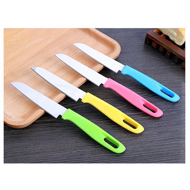 Dao gọt trái cây có nắp tiện dụng (giao màu ngẫu nhiên )