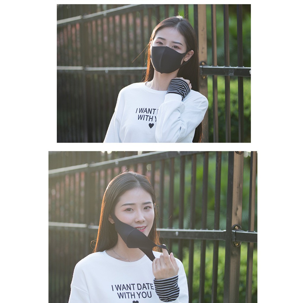 Khẩu trang vải nỉ chống nước, giặt được