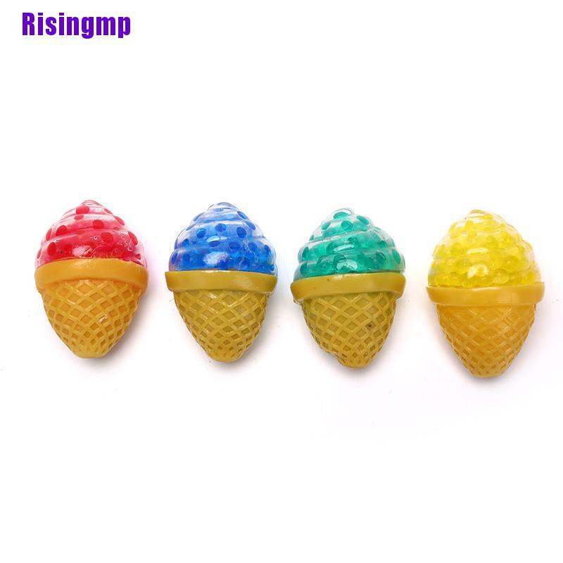 1 Đồ Chơi Xốp Squishy Giảm Stress Hình Cây Kem Ốc Quế Dễ Thương Cho Bé