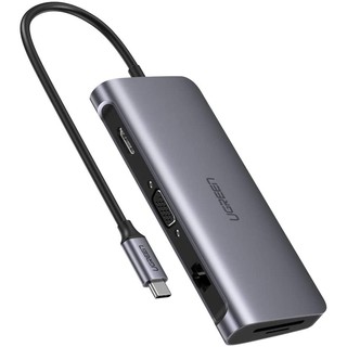 Bộ chuyển đổi đa năng UGREEN CM121 CM212 cho MacBook, Dell XPS 13, và thiết bị máy tính điện thoại hỗ trợ USB type C