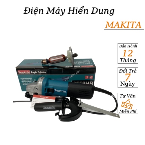 Máy Mài Makita 9556 - Công Suất Hoạt Động 84W Với Tốc Độ Không Tải 11000 vòng/phút 100% Lõi Đồng Hàng Loại 1