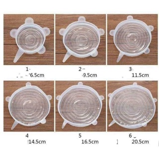 Set 6 màng bọc thực phẩm silicon