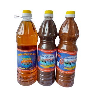 Combo mắm cốt cá cơm + mắm tôm + mắm tép