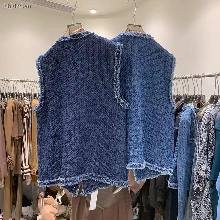 ☜❃Áo Khoác denim Cổ Chữ V Dáng Rộng Thời Trang Mùa Thu Hàn Quốc 21 Dành Cho Nữ