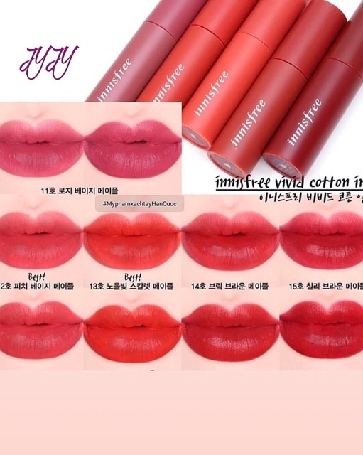 Thanh Lý Son kem lì innisfree vivid cotton ink sale 50% | BigBuy360 - bigbuy360.vn