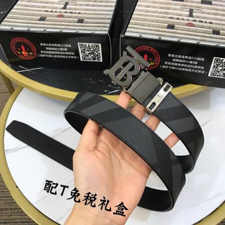 thắt lưng thời trang nam da thật Burberry BBR