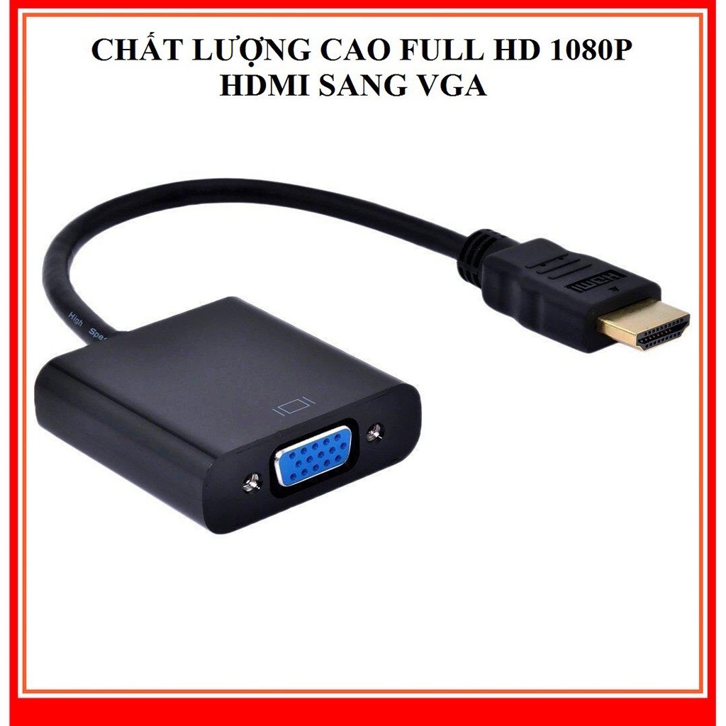 Cáp chuyển đổi HDMI sang VGA, Cáp HDMI to VGA ,dây HDMI to VGA , dây máy chiếu - DA01