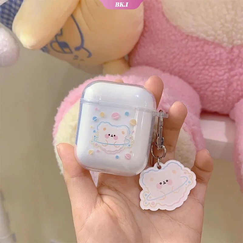 Vỏ Bảo Vệ Hộp Đựng Tai Nghe Airpods 1 / 2 Trong Suốt In Hình Nhân Vật Kuromi Stellaou Dễ Thương