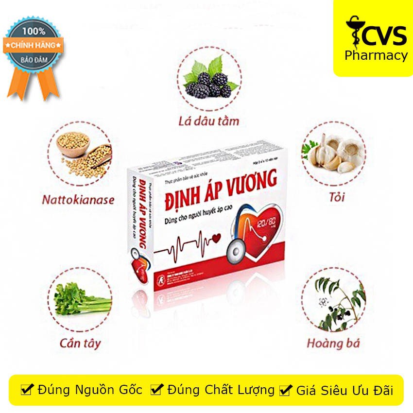 Định Áp Vương-Giúp Ổn Định Huyết Áp ⚡chính hãng⚡