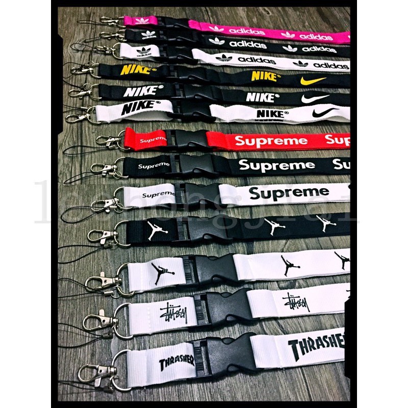 Mobile Dây Đeo Điện Thoại In Chữ Supreme / Nike / Jordan / Stussy / Supreme Cá Tính