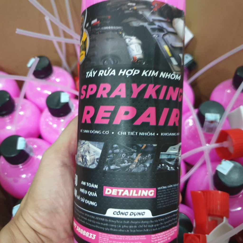 Tẩy Rửa Nhôm Lốc Máy SPRAYKING