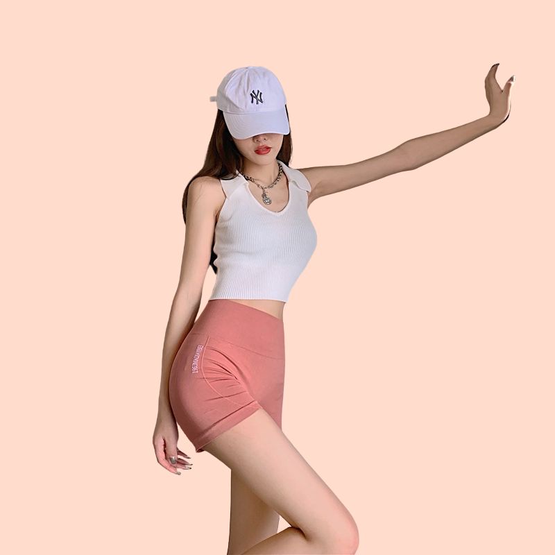 Quần Thun Thể Thao Lưng Cao SU Official, Quần Đùi Mặc Váy Nữ Cotton - 208