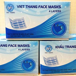 Khẩu trang y tế Việt Thắng 4 lớp - 50 cái