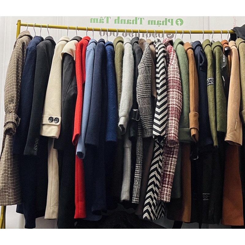 Áo dạ 2 lớp siêu xinh, áo dạ khoác ngoài phong cách hàn quốc, áo dạ dài ( vintage- hàng si tuyển chọn)