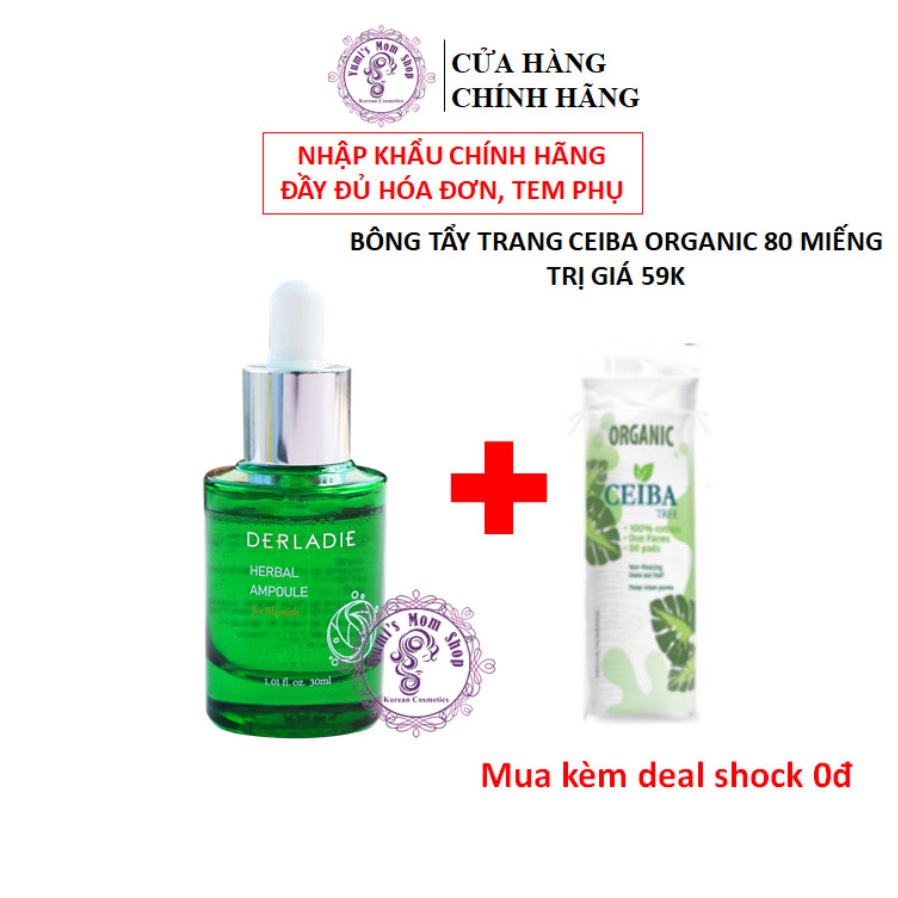 Tinh chất tràm trà Derladie Herbal Ampoule Blemish 30ml