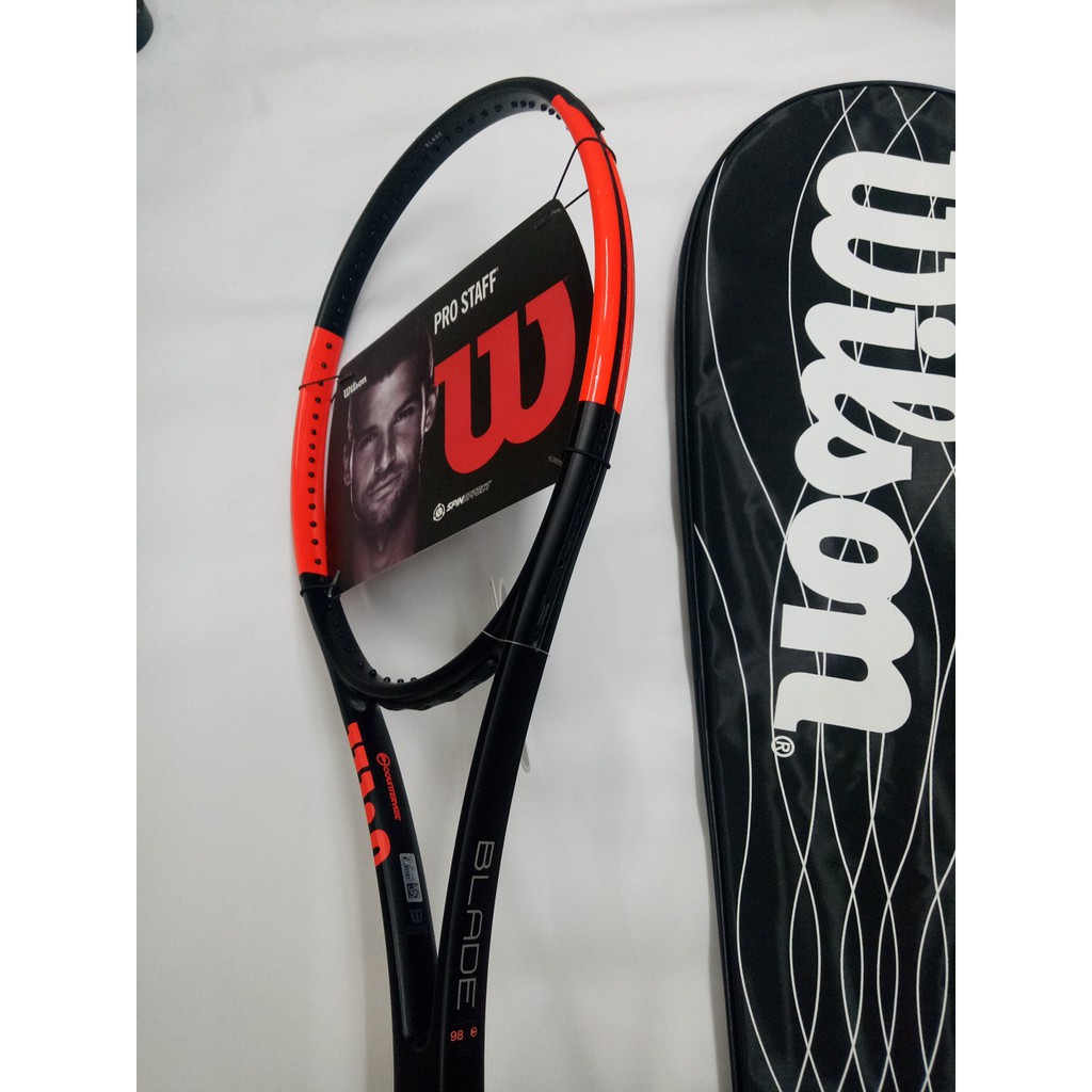 Vợt tennis Wilson 250g- Màu cam - tặng căng cước quấn cán và bao vợt - ảnh thật sản phẩm