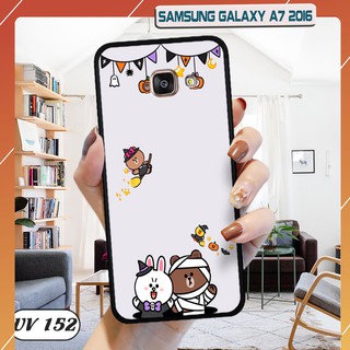 Ốp lưng Samsung Galaxy A7 2016 lưng nhám viền dẻo