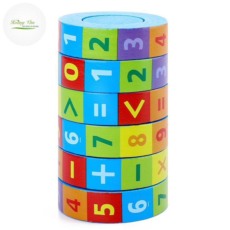 Đồ chơi Rubik toán học làm bằng gỗ giúp trẻ nâng cao kỹ năng tư duy học giỏi toán