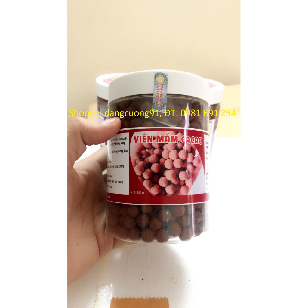 Viên mầm ca cao ( hũ 500g )