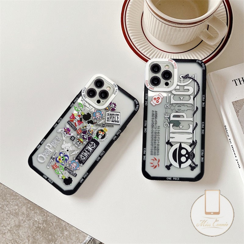 Ốp Điện Thoại TPU Mềm Trong Suốt Chống Sốc In Hình One Piece Cho iPhone 6 6s 7 8 Plus 11 12 14 Pro XS Max XR X SE 13 Pro Max