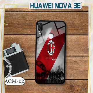 Ốp đội bóng Huawei Nova 3e - Lưng kính cường lực
