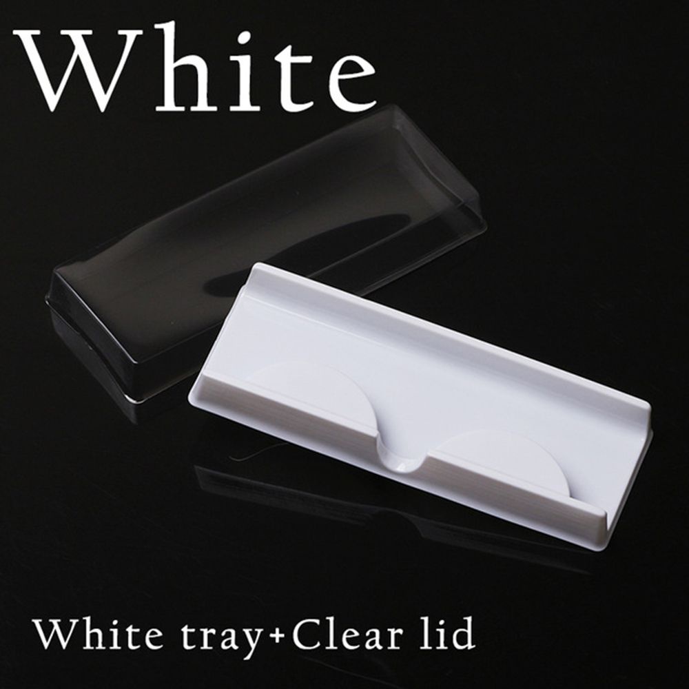 Set 10 hộp nhựa trong suốt đựng lông mi giả tiện dụng