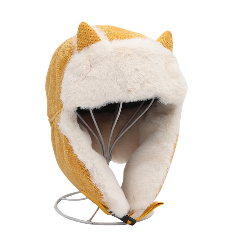 Mũ Trùm Tai Chống Lạnh Dày Dặn Giữ Ấm Mùa Đông Phong Cách Nga