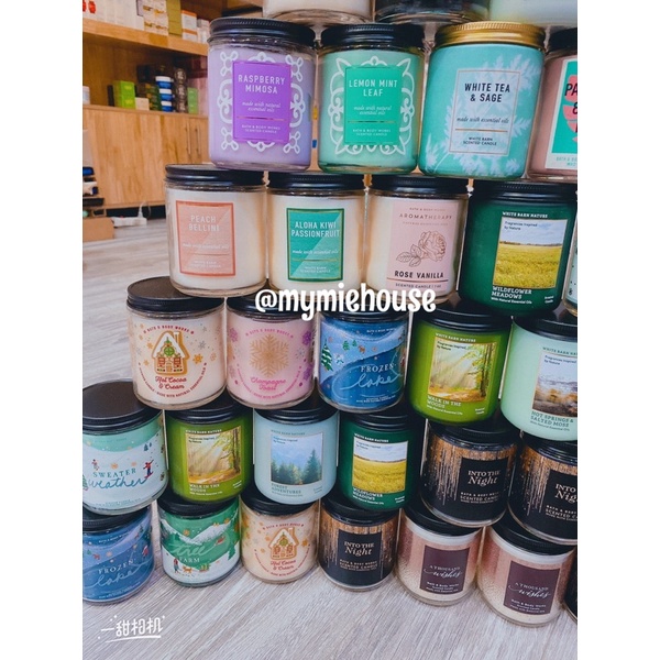 NẾN THƠM BATH AND BODY WORKS 1 BẤC HŨ 198G