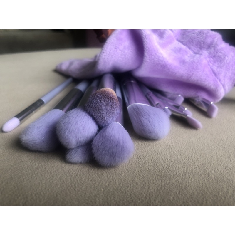 Bộ cọ trang điểm 13 cây / 8 cây dài 20cm - đựng trong túi nhung