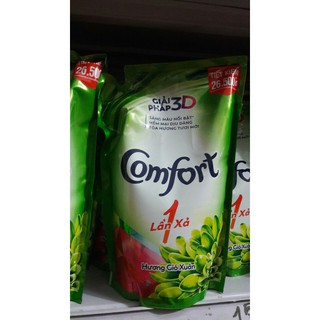 Nước xả vải comfort 1 lần xả hương gió xuân 1,6l