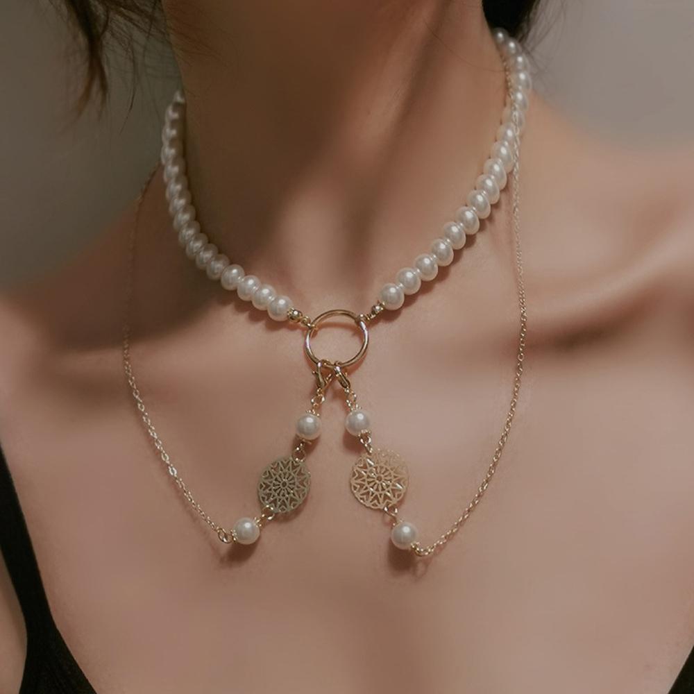 Dây Đeo Mắt Kính Chống Thất Lạc Họa Tiết Hoa Rỗng Kèm Kẹp Mắt Kính