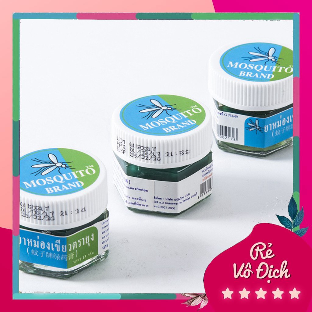 (Rẻ Là Mua) Dầu thoa trị muỗi đốt Mosquito Balm Thái Lan  - 6722 (Mua Ngay)