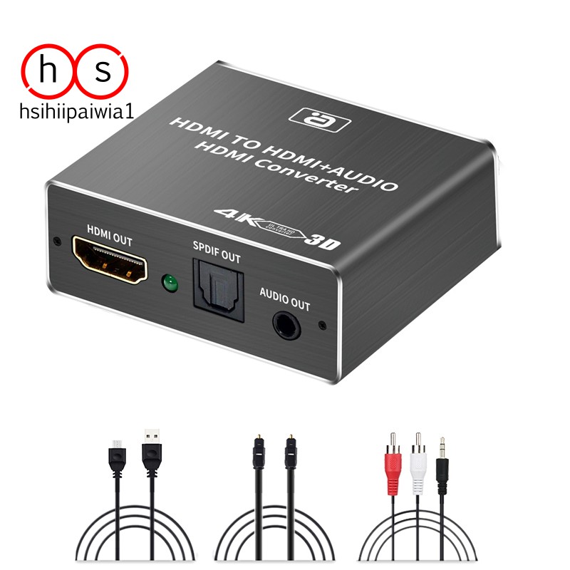 Bộ Chuyển Đổi Âm Thanh Hdmi Hdcp Cec + Optical Toslink Spdif + 3.5mm Rca