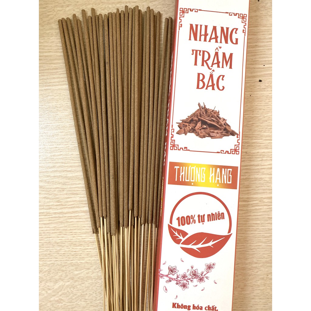 Nhang Trầm Bắc THƯỢNG HẠNG 29CM, THẮP 1 TIẾNG - Freeship ✅ không cuộn tàn ✅ an toàn cho sức khỏe