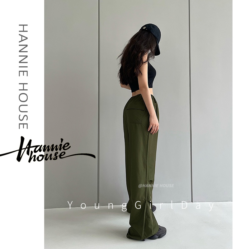 Quần Jogger Ống Rộng Màu Sắc Đơn Giản Cho Nữ