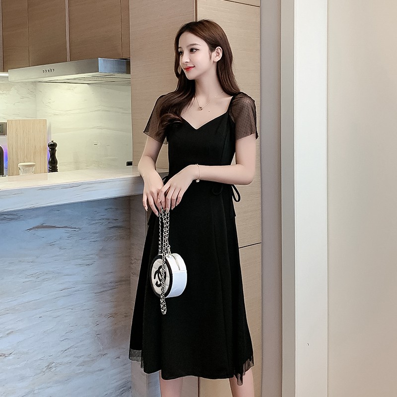 Váy cho con ti, dáng xòe, chất mềm mát