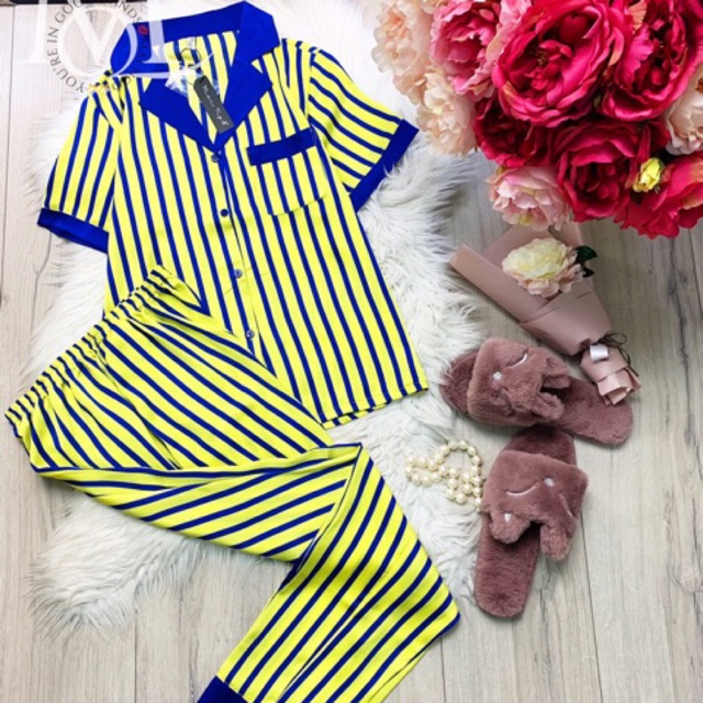 Pijama lụa satin cao cấp