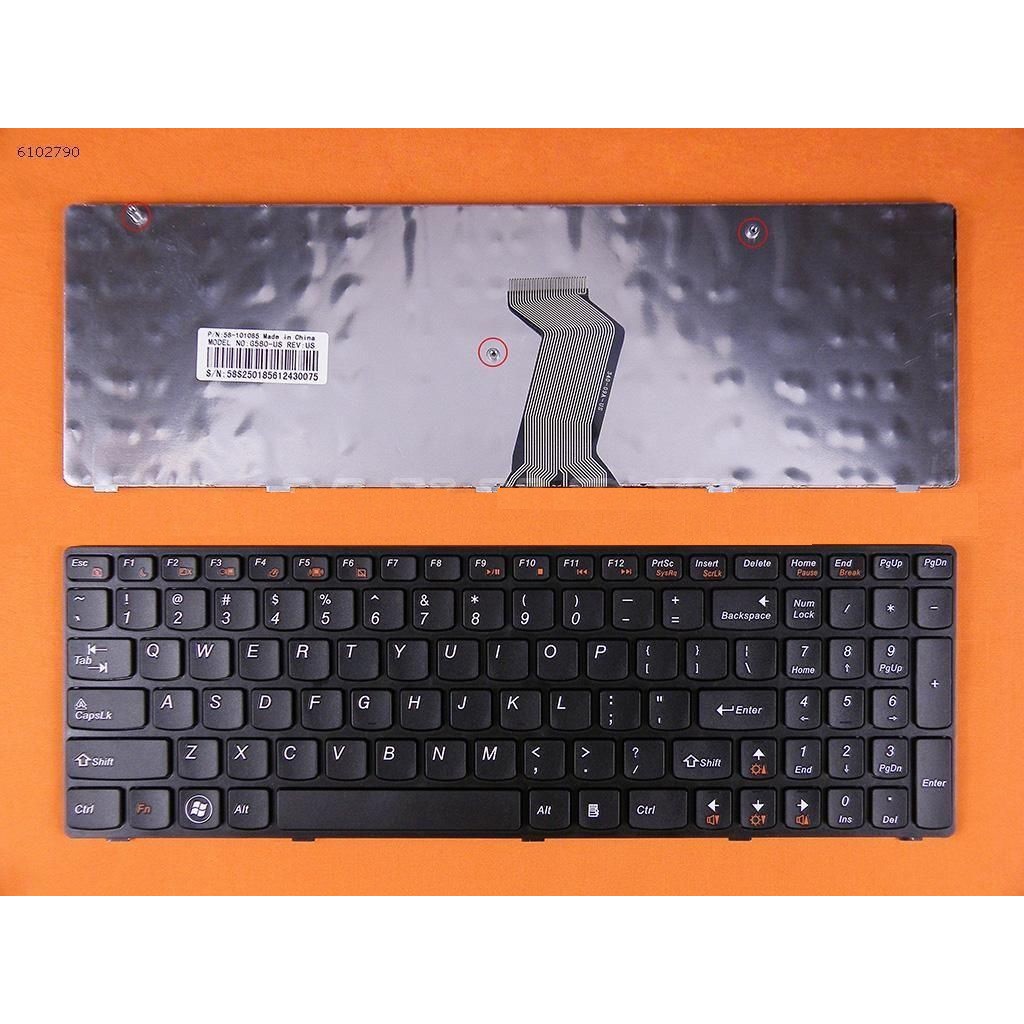 (KEYBOARD) BÀN PHÍM LAPTOP LENOVO G580 dùng cho IdeaPad G580 G585 V580 V585 Z580 Z585 N580 N581 N585 N586, &lt;br&gt;NEC LE150/J