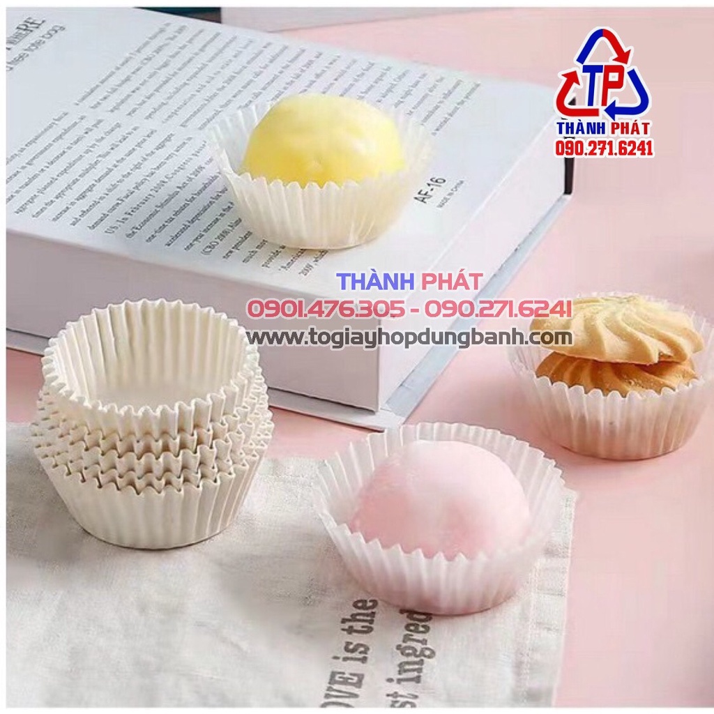 350 Cup mềm 12cm lót bánh crep sầu riêng, bông lan trứng muối nhỏ, mochi