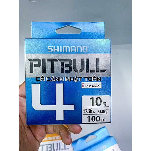 DÂY CƯỚC SHIMANO PITBULL 4 100 MÉT CÂU CÁ