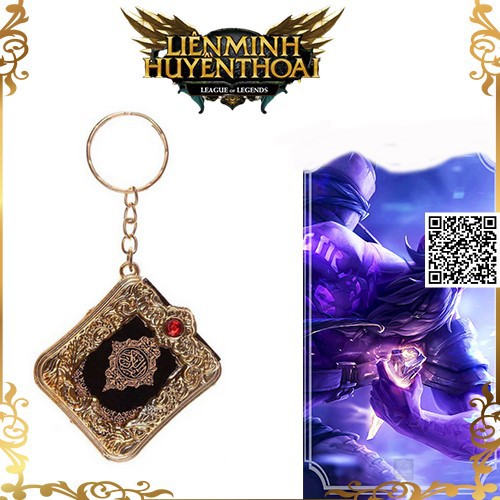 Móc Khóa Cuốn sách Ryze LMHT-Liên Minh Huyền Thoại-League of Legends 1118